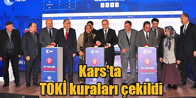 Kars'ta TOKİ kuraları çekildi