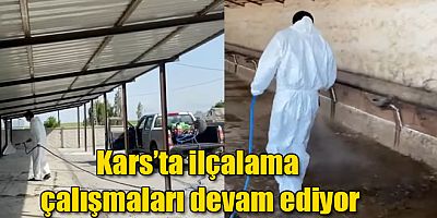 Kars Tarım ve Orman İl Müdürlüğü İlaçlama Çalışmalarına Devam Ediyor