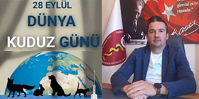 Kars VHO Başkanı Ödül, 28 Eylül Dünya Kuduz Günü nedeniyle basın açıklaması yaptı