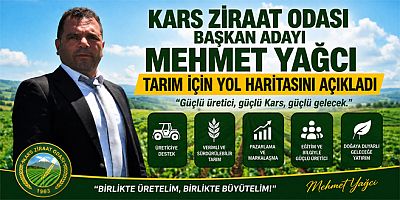 Kars Ziraat Odası Başkan Adayı Mehmet Yağcı Tarım İçin Yol Haritasını Açıkladı