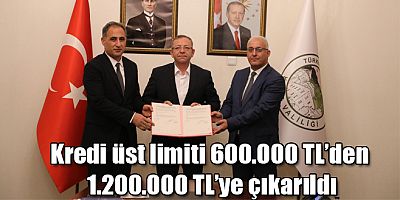 Kredi üst limiti 600.000 TL’den 1.200.000 TL’ye çıkarıldı