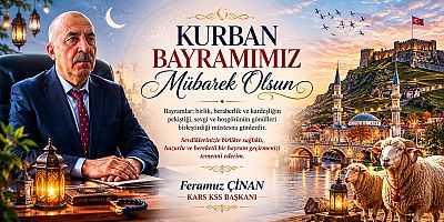 KSS Başkanı Çinan Kurban Bayramımız Mübarek olsun 