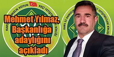 Mehmet Yılmaz Başkanlığa Aday Olduğunu Açıkladı