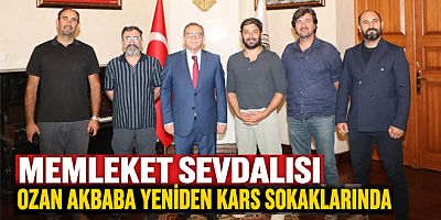 Memleket Sevdalısı Ozan Akbaba Yeniden Kars Sokaklarında