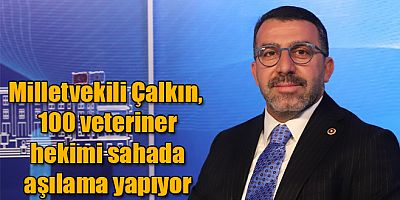 Milletvekili Adem Çalkın 100 Veteriner Hekimimiz Sahada Aşılama Çalışması Yapıyor
