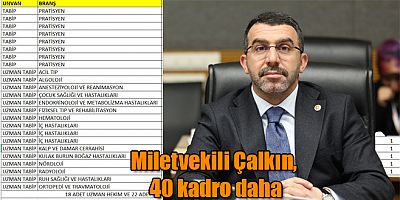 Milletvekili Adem Çalkın’dan Kars’a Sağlık Müjdesi: 126. Dönem DHY Kurası ile 40 Hekim Kadrosu Tahsis Edildi