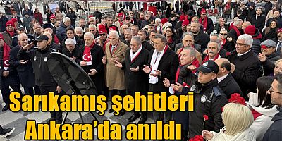 Sarıkamış şehitleri Ankara’da anıldı