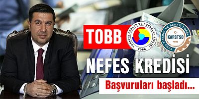 TOBB Nefes Kredisi Başvuruları Başladı