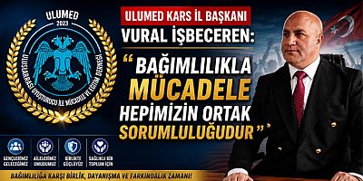 ULUMED Kars İl Başkanı İşbeceren, Bağımlılıkla mücadele hepimizin ortak sorumluluğudur