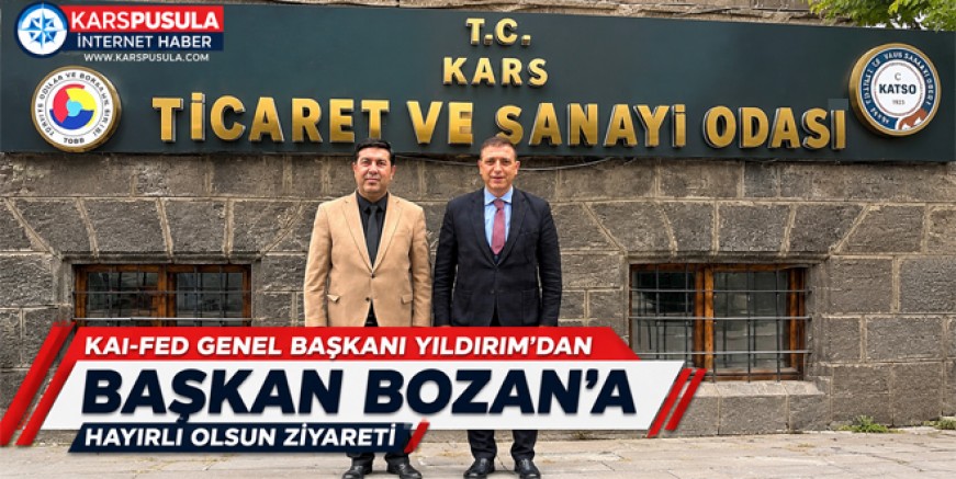 Yıldırım’dan Başkan Bozan’a Hayırlı Olsun Ziyareti