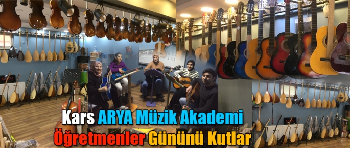 Kars ARYA Müzik Akademi Öğretmenler Gününü Kutlar