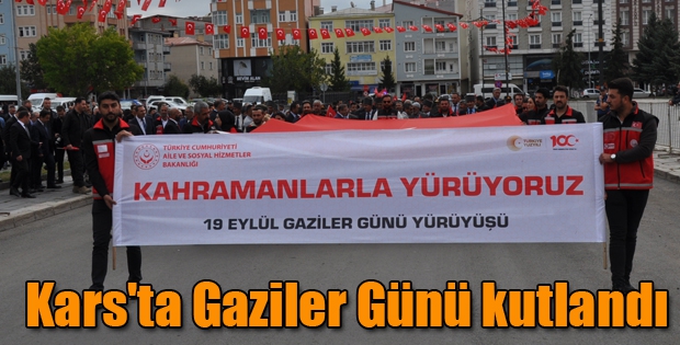 Kars'ta Gaziler Günü kutlandı