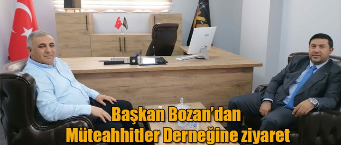 Kars TSO Başkanı Bozan'dan Müteahhitler Derneğine ziyaret