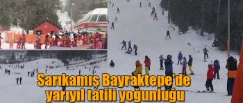 Sarıkamış Bayraktepe’de yarıyıl tatili yoğunluğu