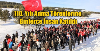 Sarıkamış Şehitlerini Anma Törenlerine Binlerce İnsan Katıldı