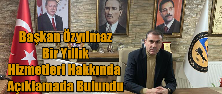 Başkan Özyılmaz Bir Yıllık Hizmetlerini Kars Kamuoyu İle Paylaştı