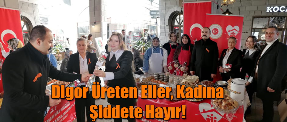 Digor Üreten Eller, Kadına Şiddete Hayır!