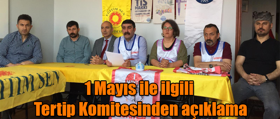 Kars'ta 1 Mayıs Kutlamaları İle İlgili Tertip Komitesinden Açıklama