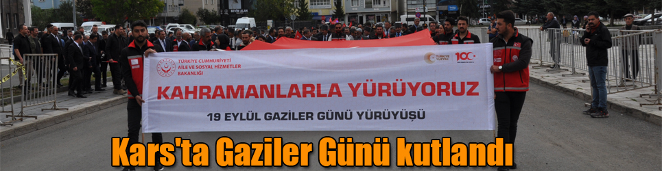 Kars'ta Gaziler Günü kutlandı