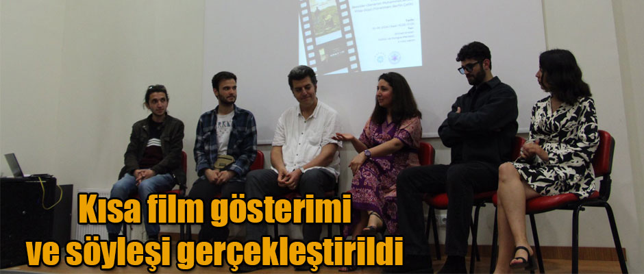 Kars'ta kısa film gösterimi ve söyleşi gerçekleştirildi