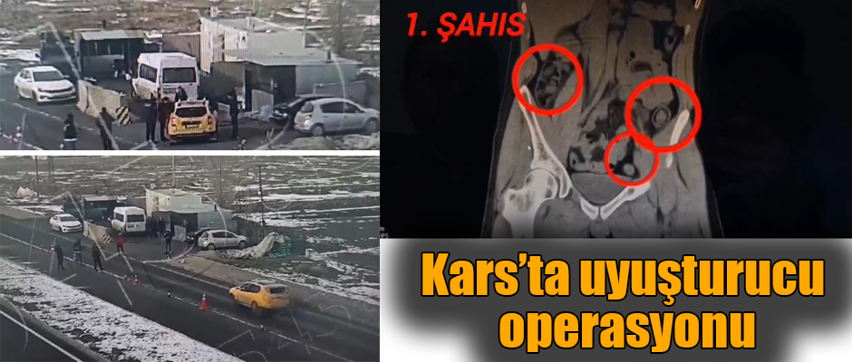 Kars'ta yabancı uyruklu şahıslara uyuşturucu operasyonu düzenlendi