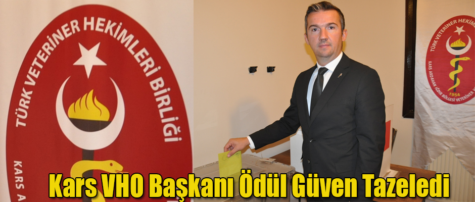 Kars VHO Başkanı Ercan Ödül Güven Tazeledi